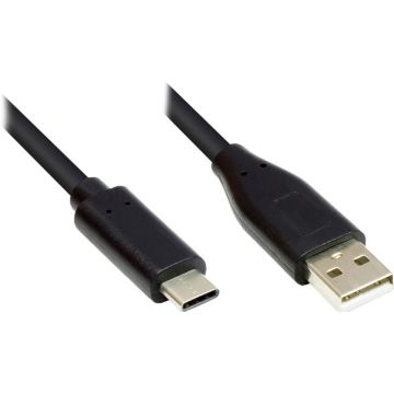 Good Connections USB2.0 Kabel A-C zwart. 1m