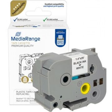 MediaRange Schriftbandka. Brother TZ-261/TZe-261 36mm 8m sch