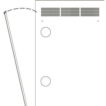 Middle Atlantic 44SP REAR ACCESS PNL,WR