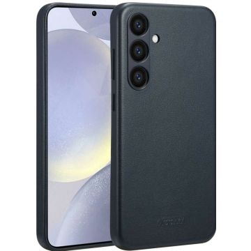 Accezz MagSafe Leather Backcover Samsung Galaxy S24 Plus - Onyx Black