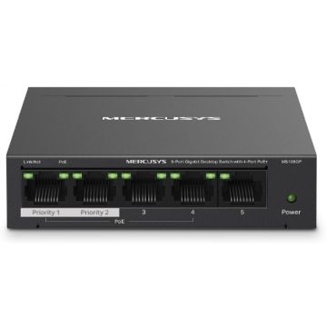 Mercusys Switch MS105GP 5-Port Gigabit PoE