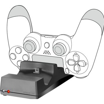 Speedlink JAZZ USB Ladegerät für PS4, schwarz retail