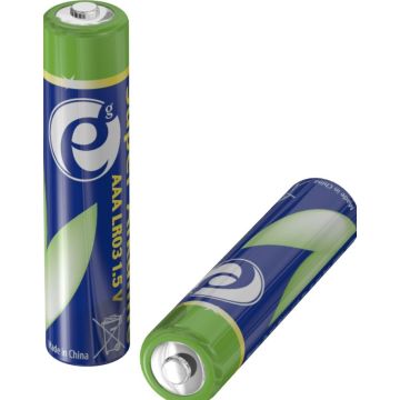 gembird Super-Alkali-AAA-Batterien, 10er-Pack