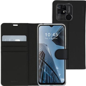 Accezz Wallet Softcase Bookcase Xiaomi Redmi 10C - Zwart