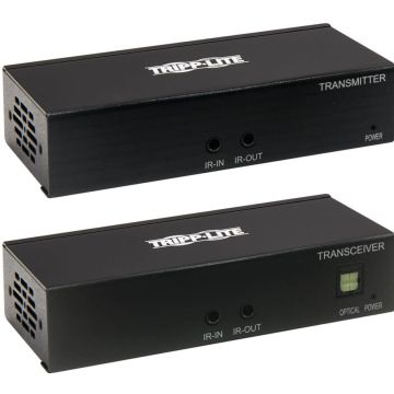Eaton Tripp Lite Series HDMI over Cat6 Extender Kit, Transmitter and Receiver with Repeater, 4K 60Hz, 4:4:4, IR, HDR, PoC, 70 m., TAA - Videoaudio-uitbreider