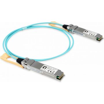 LevelOne Kabel AOC-0503 40Gbps QSFP+Active Optical 1m