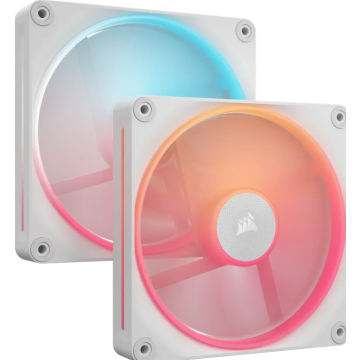 Corsair iCUE LINK LX140-R RGB 140mm PWM Reverse Fans Starter Kit White - Ventilator
