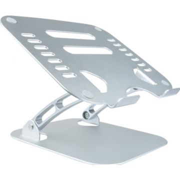 Schwaiger Laptopständer bis 20"" Max.20KG faltbar Alu silber