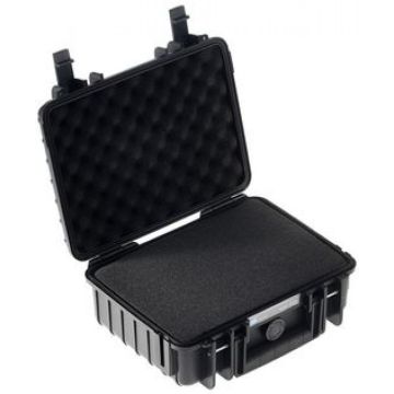 B&W black incl. pre-cut foam