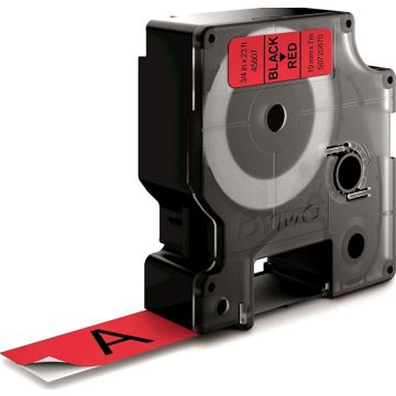 DYMO D1 - Zwart op rood