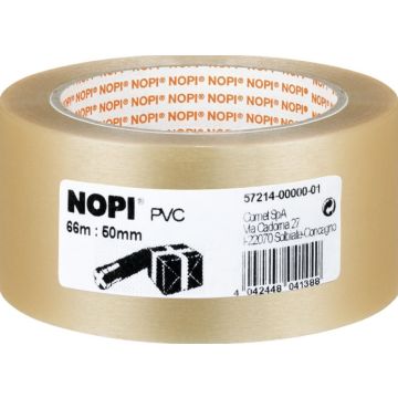 tesa NOPI Pack PVC geprÃ¤gt 66m 50mm transparant