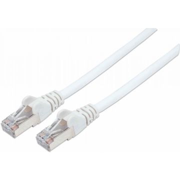 Intellinet Patchkabel Cat6a-stekker/Cat7-Rohkabel 15m wit