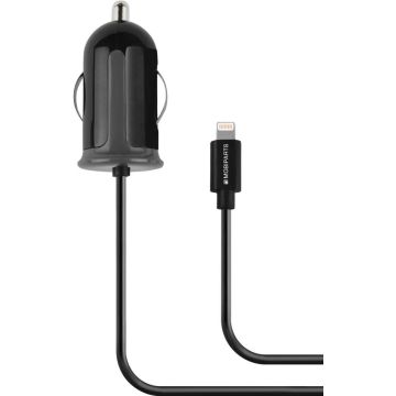 Mobiparts Car Charger Apple Lightning 2.4A Black