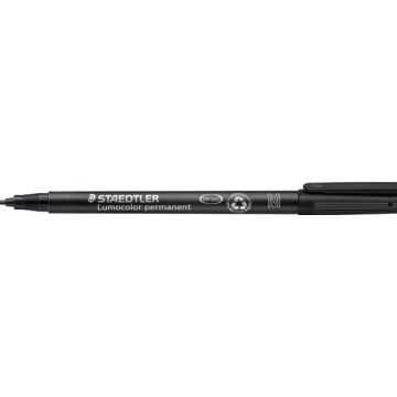 Staedtler Lumocolor 317 Zwart - Permanente marker (10 stuks)