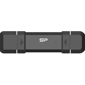 Silicon Power 500GB Portable-Stick-SSD USB 3.2 DS72 zwart