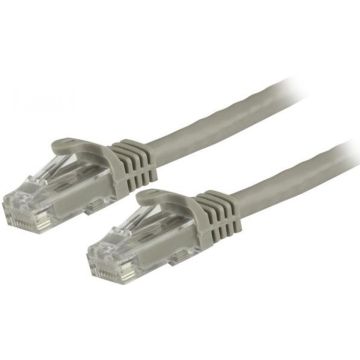 StarTech.com 1.5m CAT6 Ethernet Cable, 10 Gigabit Snagless RJ45 650MHz 100W PoE Patch Cord, CAT 6 10GbE UTP Network Cable wStrain Relief, Grey, Fluke TestedWiring is UL CertifiedTIA - Category 6