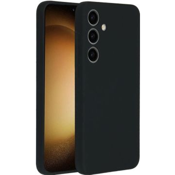 Accezz Liquid Silicone Backcover Samsung Galaxy S24 Plus - Zwart
