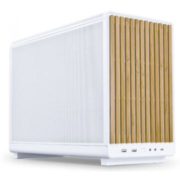 Lian Li A3-mATX Wooden Edition White - Behuizing