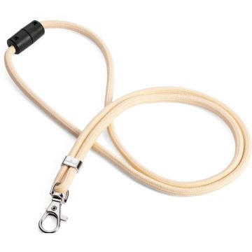 DURABLE Textilband rPET met Karabiner 10er Pck. beige