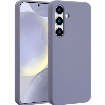 Accezz Liquid Silicone Backcover met MagSafe Samsung Galaxy S25 Plus - Lavender Gray