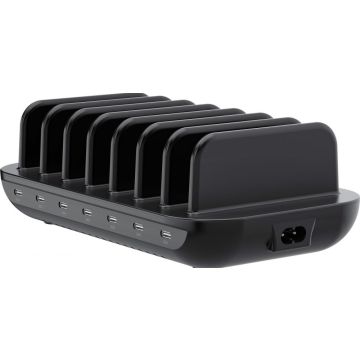 CONCEPTRONIC Ladegerät 7Port 160W,7xUSB-C, PD 3.0  schwarz