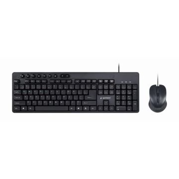 Gembird KBS-UM-04 toetsenbord USB QWERTY Amerikaans Engels Zwart New