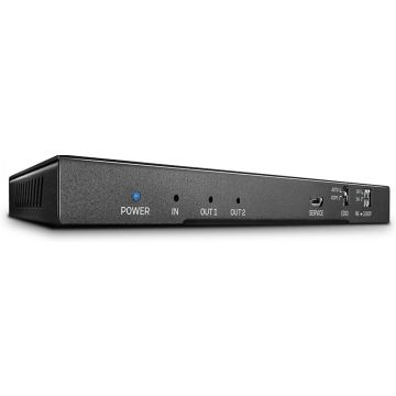 Lindy 2 Port HDMI 2.0 18G Splitter met Audio