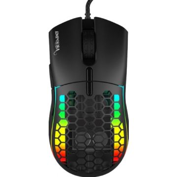 INCA Gaming Maus IMG-GT20 10000 DPI, RGB, 7 Tasten, USB, SW retail