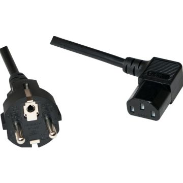LogiLink Netzkabel CEE7/7 stekker auf C13 Buchse, 5m zwart