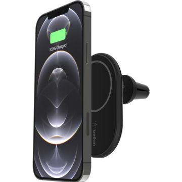 Belkin BoostCharge - Houder voor draadloze lader in auto + auto-adapter