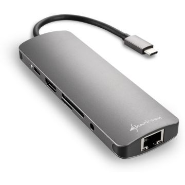 Sharkoon USB 3.0 Type C Combo Adapter - Dockingstation