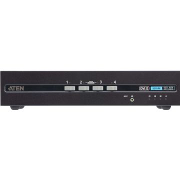 4-Port USB - 4K DVI Dual Display SecureKVM Switch (PSD PP V4.0 Compliant)