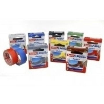 PLAKBAND TESA 56343 38MMX2.75M TEXTIEL ROOD