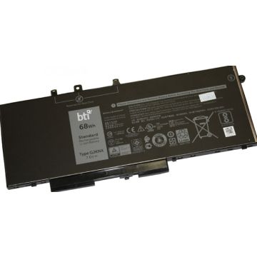BTI - Batterij voor laptopcomputer (gelijk aan: Dell 451-BBZG, Dell GJKNX, Dell 5YHR4, Dell 0GJKNX, Dell FPT1C, Dell GD1JP, Dell 451-BBZT)