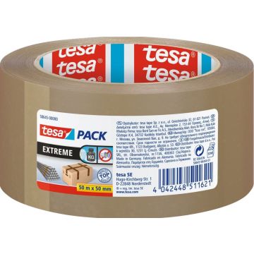 tesapack Packband Extreme 50m x 50mm bruin