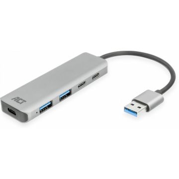ACT AC6125 - USB‑A hub 3.0 2×USB‑A + 2×USB‑C
