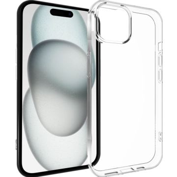 Accezz Clear Backcover iPhone 15 - Transparant