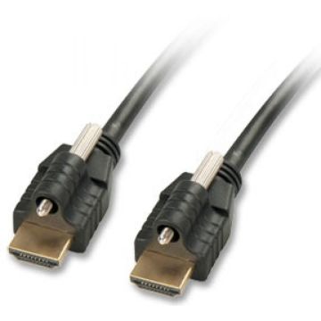 LINDY 5m HDMI-Kabel met Ethernet & 2x Steckerschloss