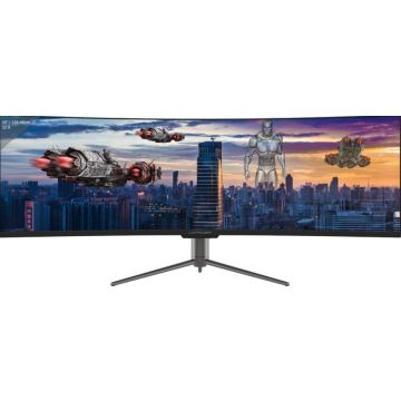 Dis 49 LC-Power M49-DQHD-120-C-Q Curved 32:9, 6ms,VA,2*HDMI,2*DP, 120Hz