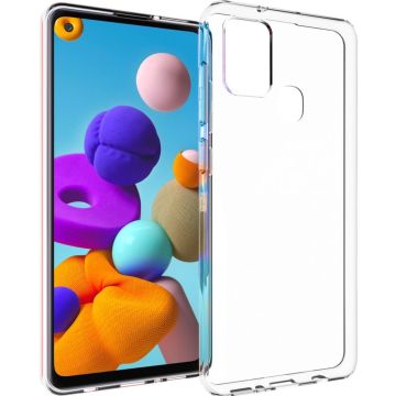 Accezz Clear Backcover Samsung Galaxy A21s - Transparant