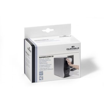 DURABLE SUPERCLEAN 50 ReiningungstÃ¼cher 50 stuks