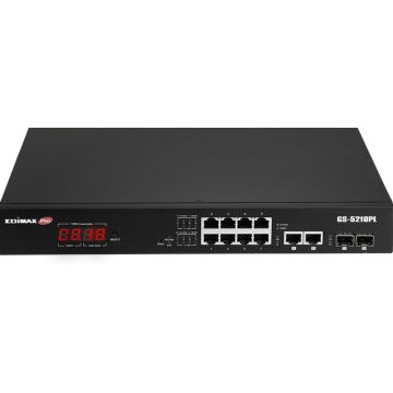 Switch EDIMAX 12x GE GS-5210PL