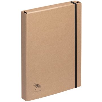 PAGNA Sammelbox A4 Pur Gummizugverschluss natur