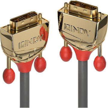 Lindy DVI-D Single Link SLD Kabel Gold Line 20m