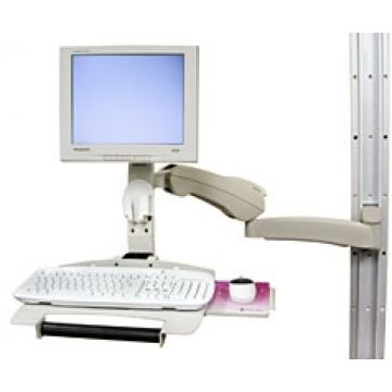 Ergotron HD Combo Arm - Bevestigingscomponent (muurarm)