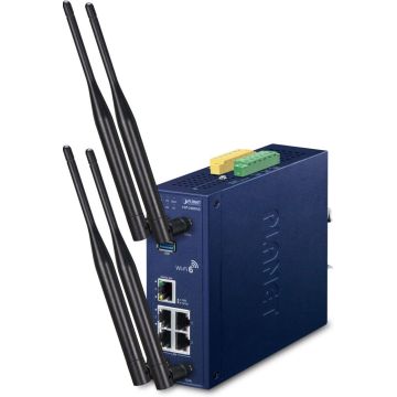 PLANET Industrial Dual Band 802.11ax 2400Mbps Wireless AP