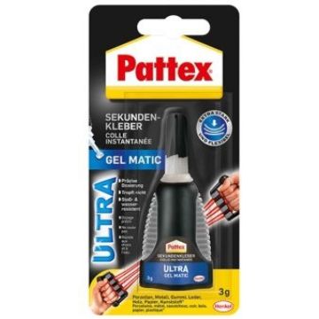 Pattex secondenlijm Ultra Gel, Matic, Tube met 3g