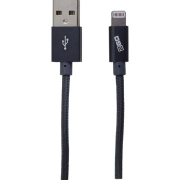 2GO USB oplaadkabel-MFI zertif.-antraciet-100cm Lightning