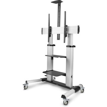 StarTech.com Rolling TV CartStand On Wheels, Up to 100inch220lb Screens - Wagen