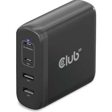 Travel Charger 100W GaN technology Type-A(2x) and -C(2x) Power Delivery(PD) 3.0Support